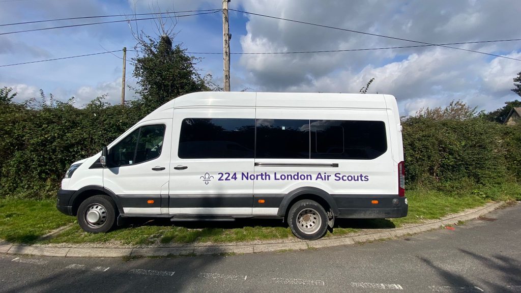 17 seater mini bus for use by scouts and guides 